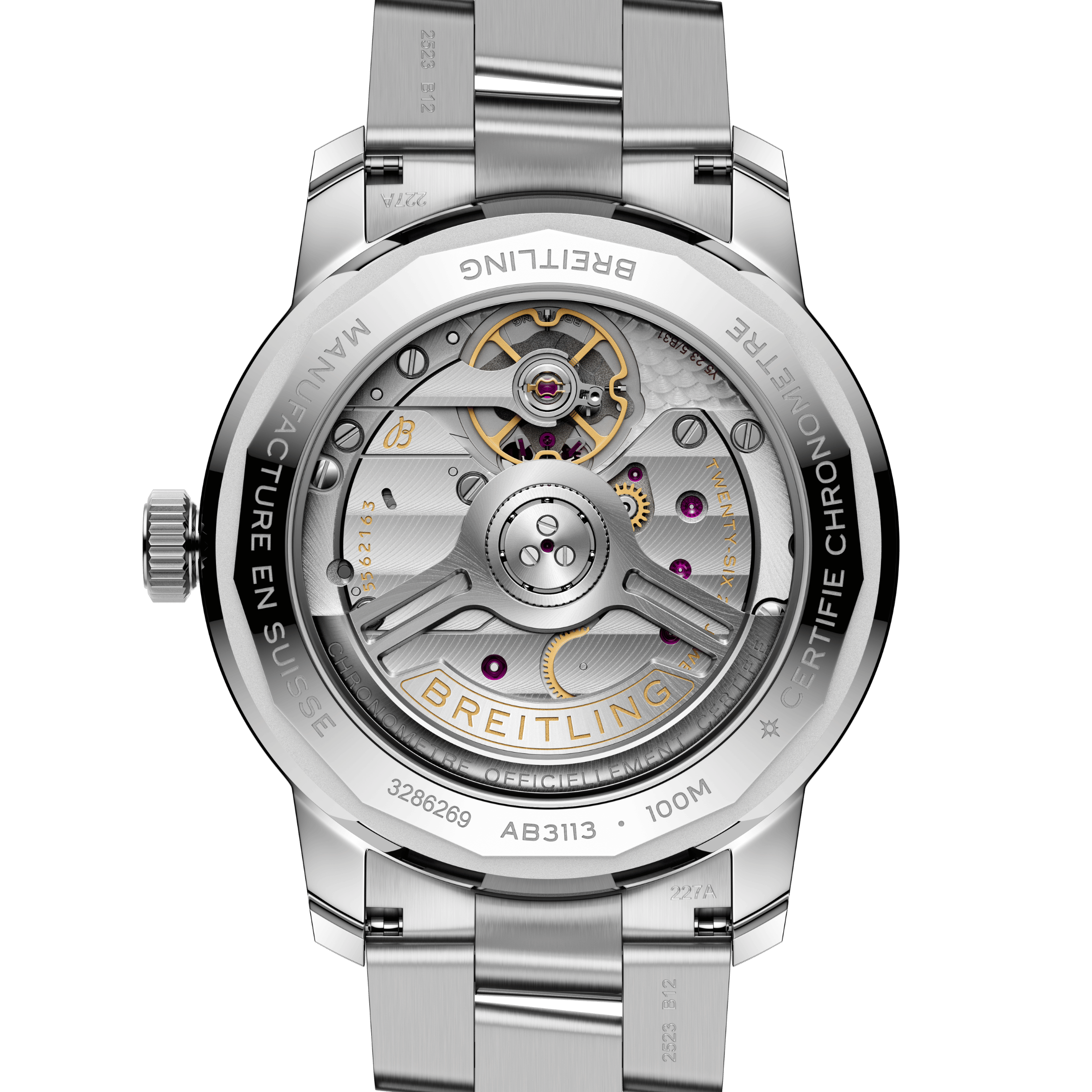 Montre Breitling Top Time B31 automatique cadran vert bracelet acier 38 mm