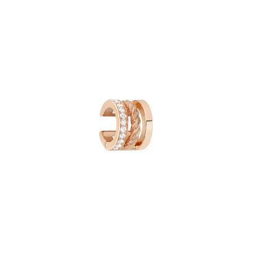 FRED Force 10 Rise Ear Cuff in Rose Gold and Diamonds