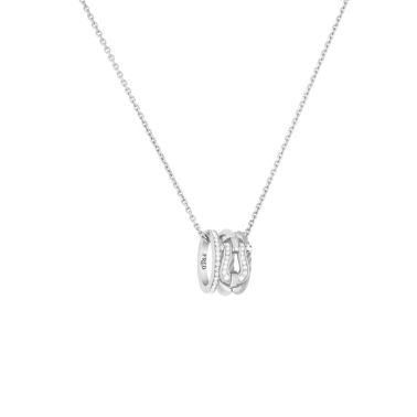  Collier FRED Force 10 Rise en or rose semi-pavé de diamants