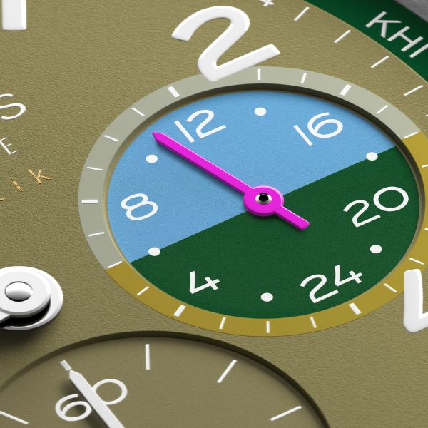 Montre Nomos Club Sport Neomatik Worldtimer Jungle sapphire back - Limited edition 40 mm steel bracelet