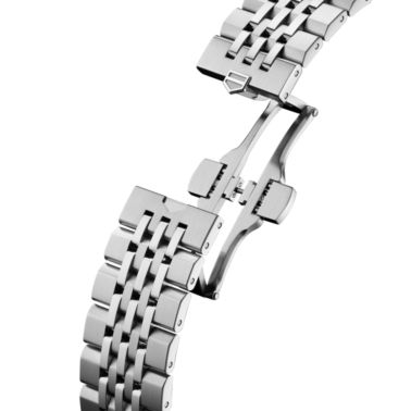 TAG Heuer Carrera Chronograph "Glassbox" automatic black dial "beads-of-rice" steel bracelet 39 mm