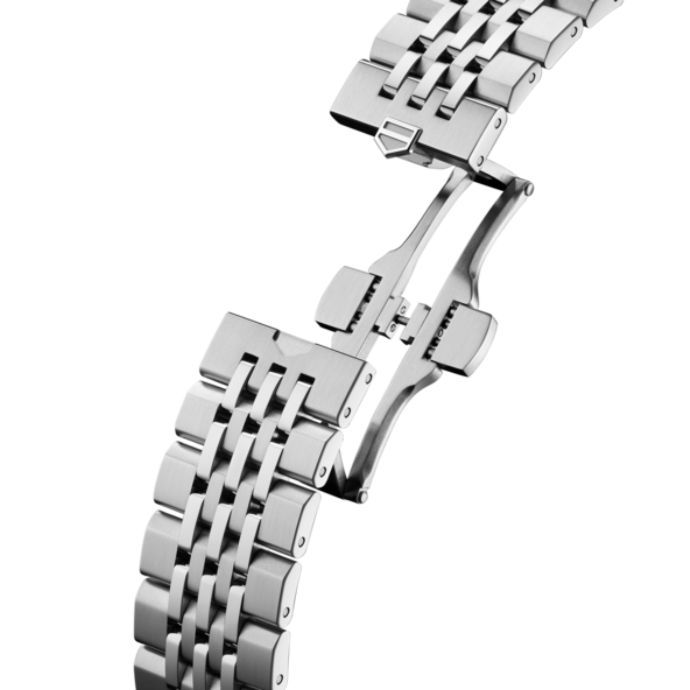 TAG Heuer Carrera Chronograph "Glassbox" automatic black dial "beads-of-rice" steel bracelet 39 mm