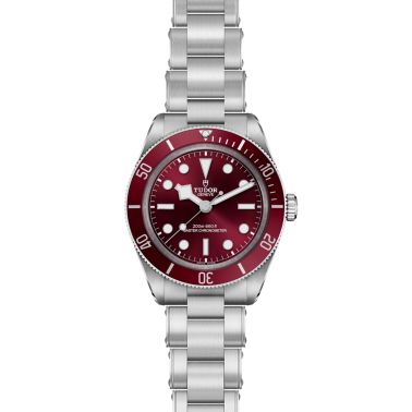 Tudor Black Bay 58 automatic burgundy dial steel “rivet” bracelet 39 mm