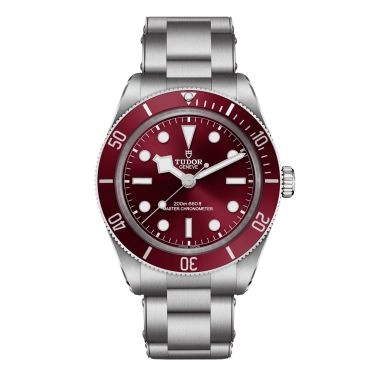 Tudor Black Bay 58 automatic burgundy dial steel “rivet” bracelet 39 mm