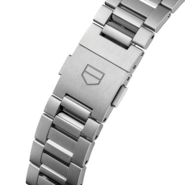 TAG Heuer Carrera Chronograph DATO automatic "beads-of-rice" steel bracelet 39 mm