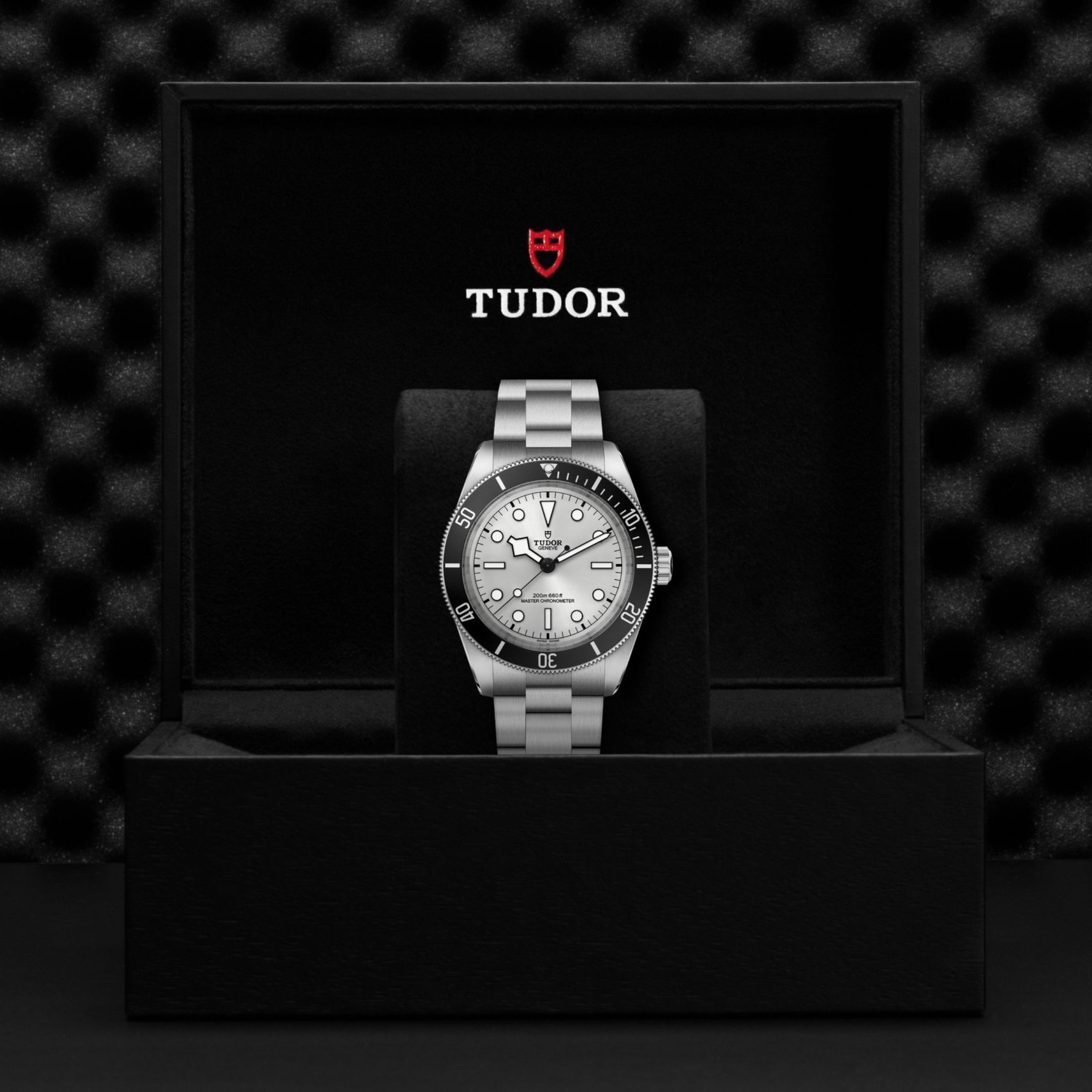 Montre Tudor Black Bay 68 automatique cadran argenté bracelet acier 43 mm