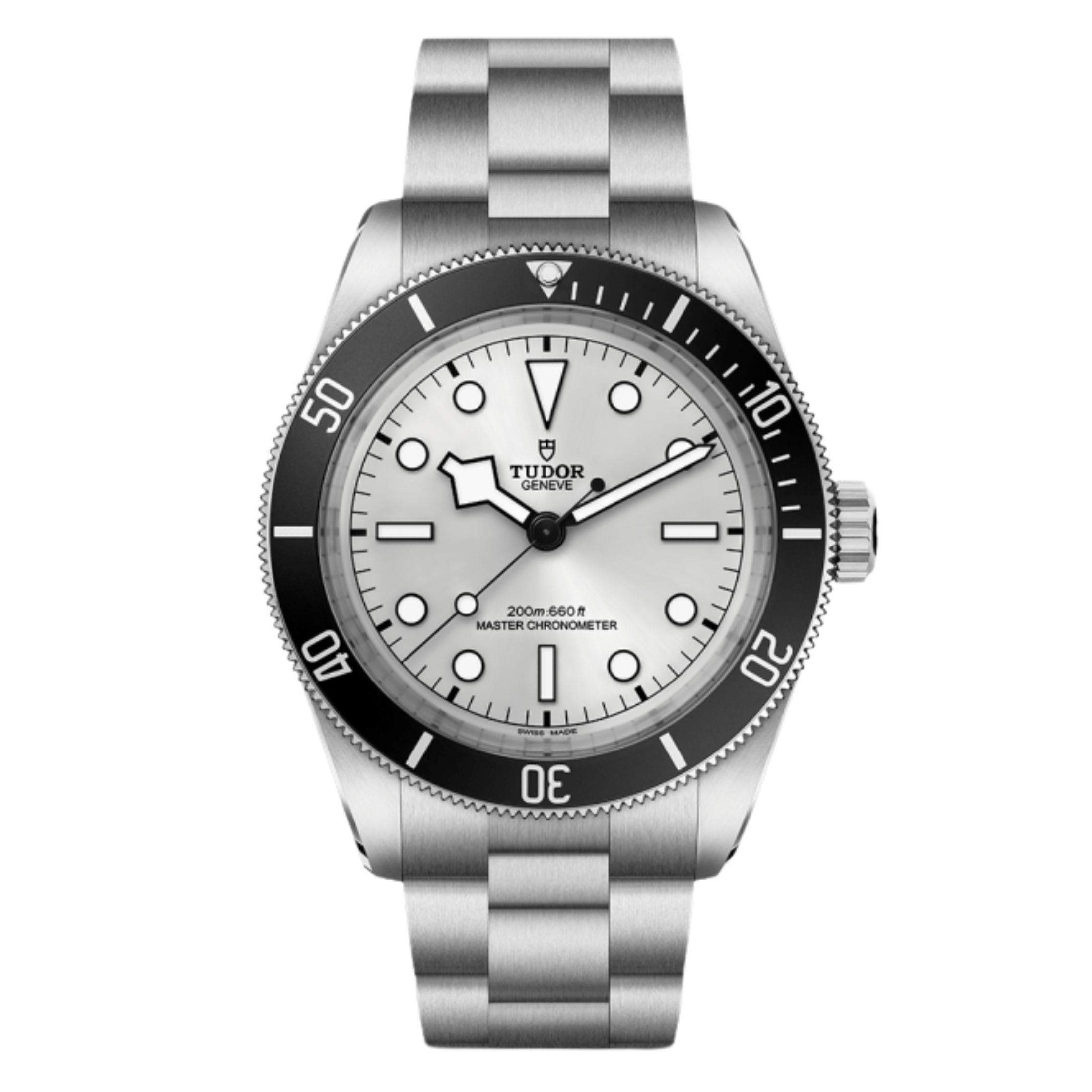 Tudor Black Bay 68 automatic silver dial steel bracelet 43 mm