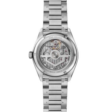 TAG Heuer Carrera Day-Date Automatic black dial steel bracelet 41 mm