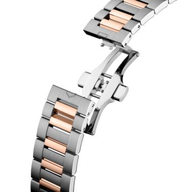 TAG Heuer Carrera Day-Date Automatic black dial steel & rose gold bracelet 41 mm