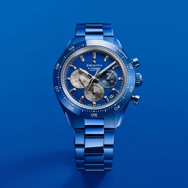 Zenith Chronomaster Sport 160th Anniversary Blue Ceramic automatic blue dial ceramic bracelet 41 mm