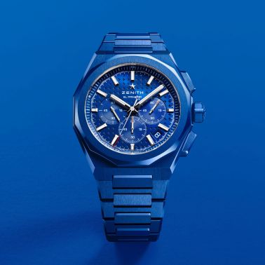 Zenith Defy Skyline Chronographe El-Primero 160th Anniversary Blue Ceramic automatic blue dial steel bracelet 41 mm