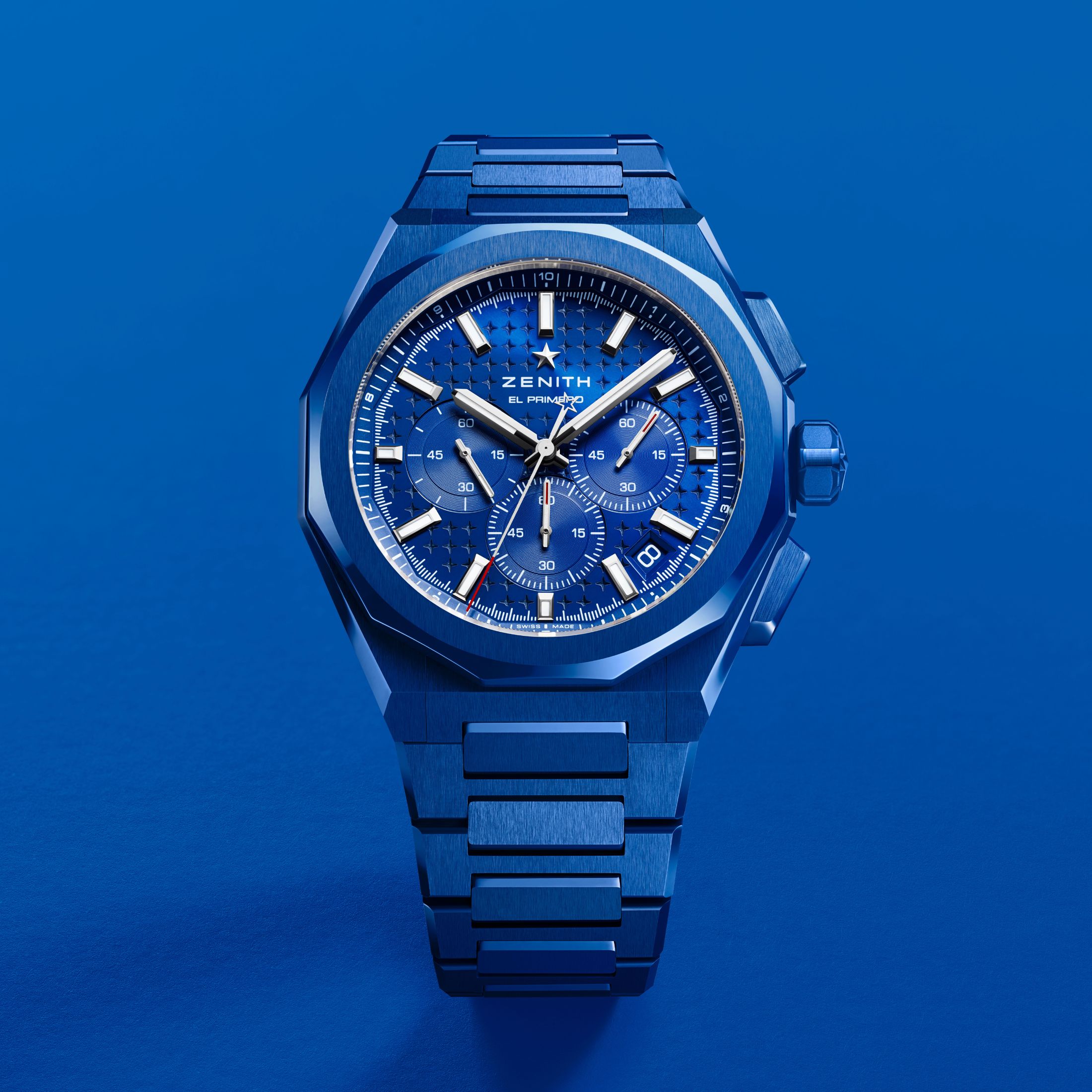 Zenith Defy Skyline Chronographe El-Primero 160th Anniversary Blue Ceramic automatic blue dial steel bracelet 41 mm