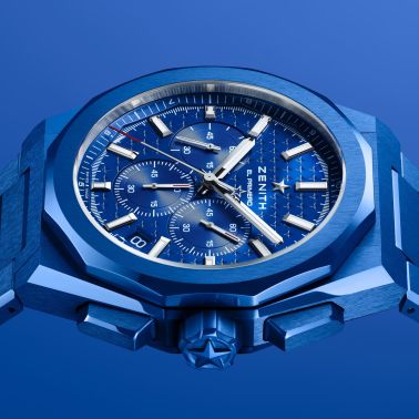 Zenith Defy Skyline Chronographe El-Primero 160th Anniversary Blue Ceramic automatic blue dial steel bracelet 41 mm