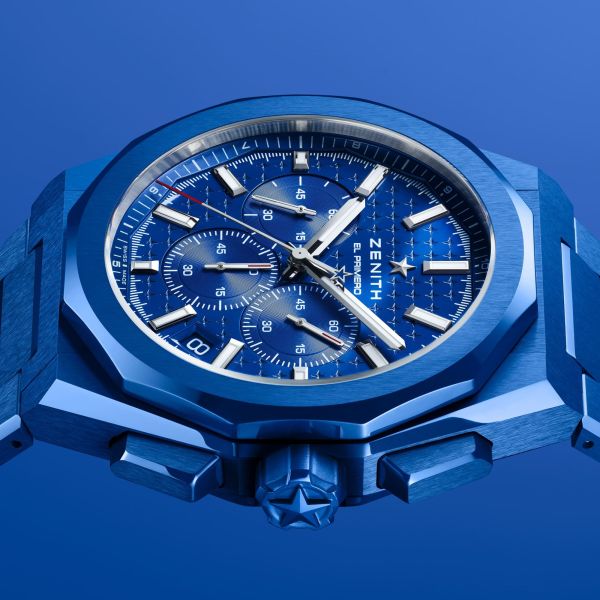 Zenith Defy Skyline Chronographe El-Primero 160th Anniversary Blue Ceramic automatic blue dial steel bracelet 41 mm