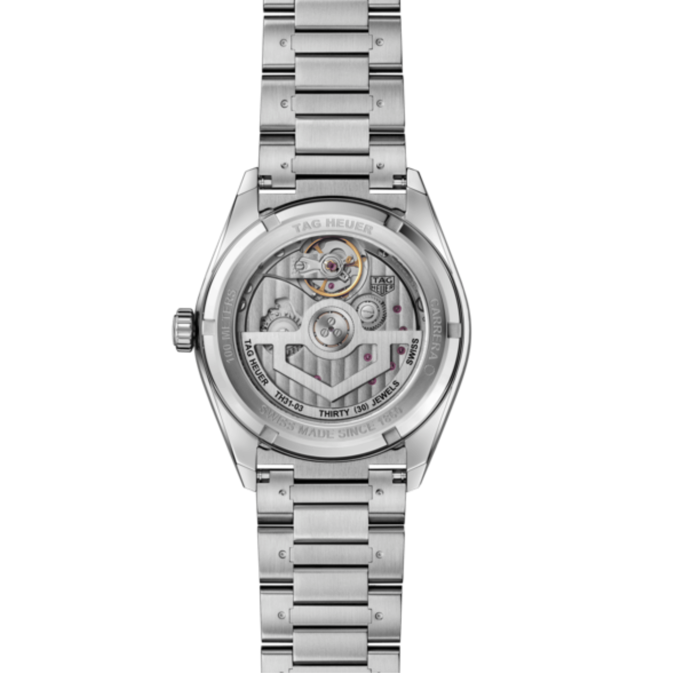 TAG Heuer Carrera Day-Date Automatic blue dial steel bracelet 41 mm