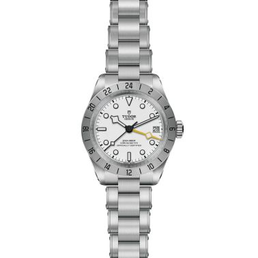 Tudor Black Bay Pro automatic opaline white dial steel bracelet 39 mm