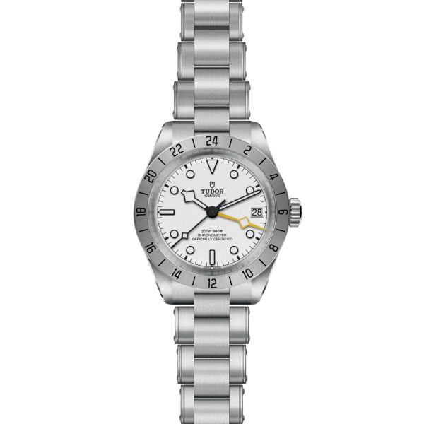 Tudor Black Bay Pro automatic opaline white dial steel bracelet 39 mm