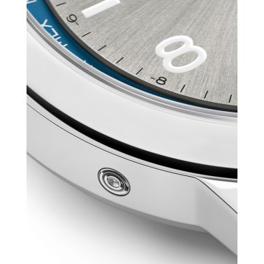 Watch Nomos Club Sport Neomatik Worldtimer Mondial sapphire back silver dial steel bracelet