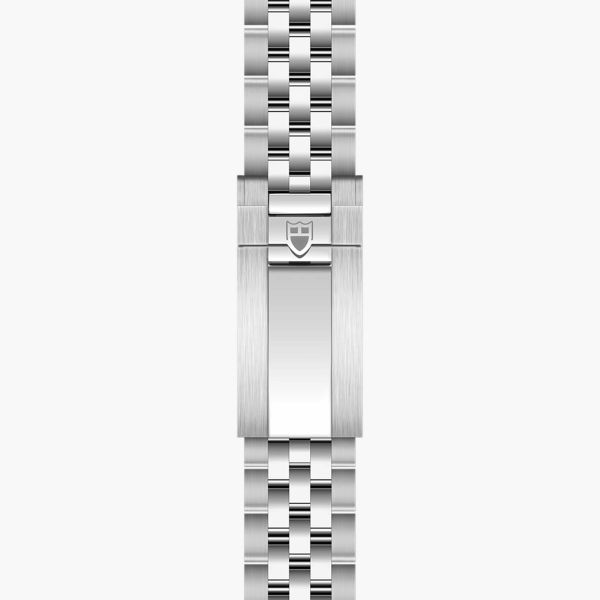 Montre Tudor Black Bay Chrono automatique cadran blanc opalin bracelet acier 5 mailles 41 mm