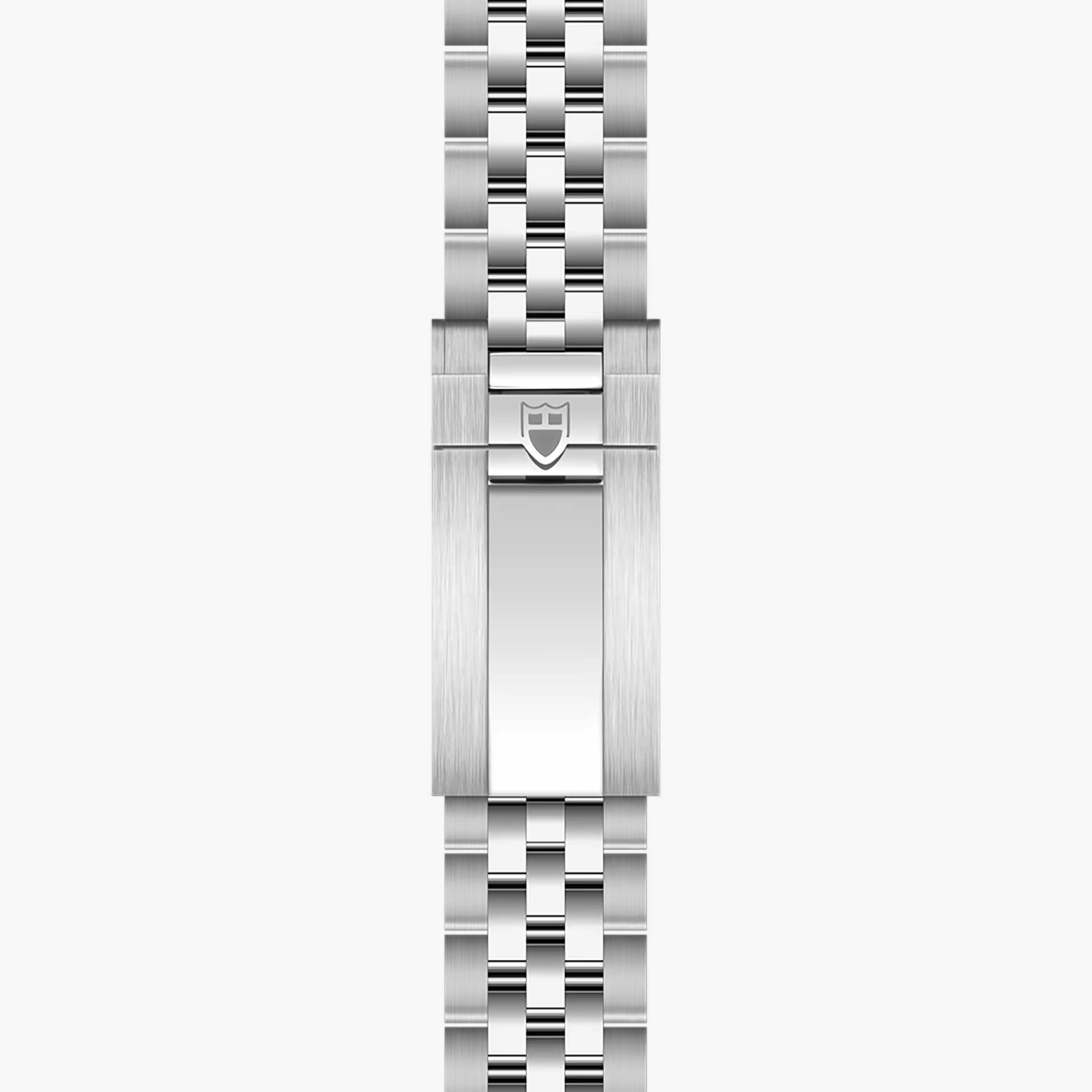 Montre Tudor Black Bay Chrono automatique cadran blanc opalin bracelet acier 5 mailles 41 mm