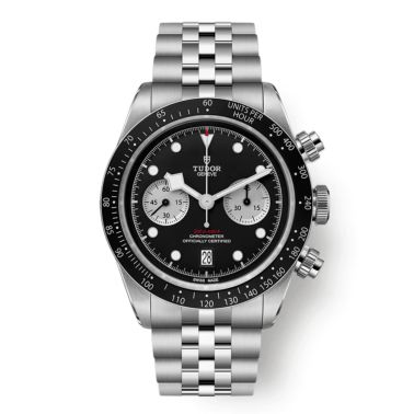 Tudor Black Bay Chrono automatic black dial five-link steel bracelet 41 mm