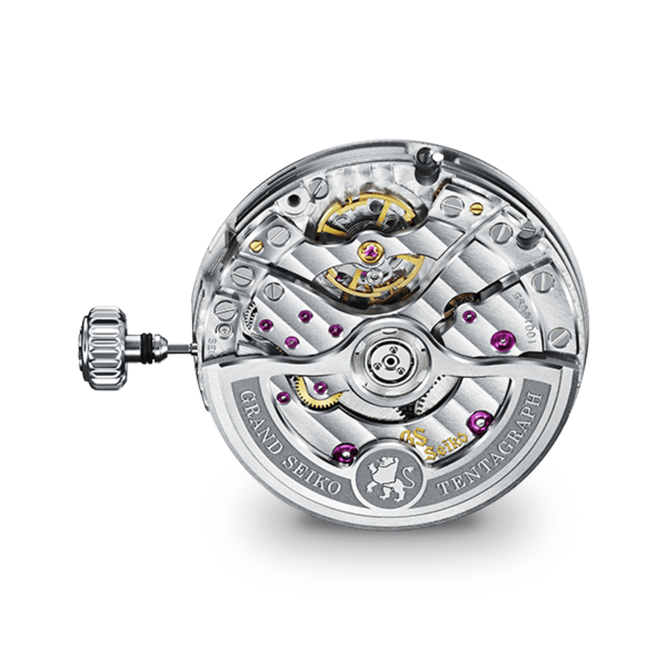 Montre Grand Seiko Evolution 9 Tentagraph chrono automatique Hi-Beats titane cadran argenté bracelet titane 43,2 mm