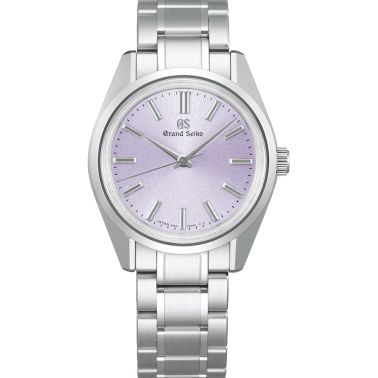 Grand Seiko Heritage 44GS "Kiri" mechanical purple dial steel bracelet 36.5 mm