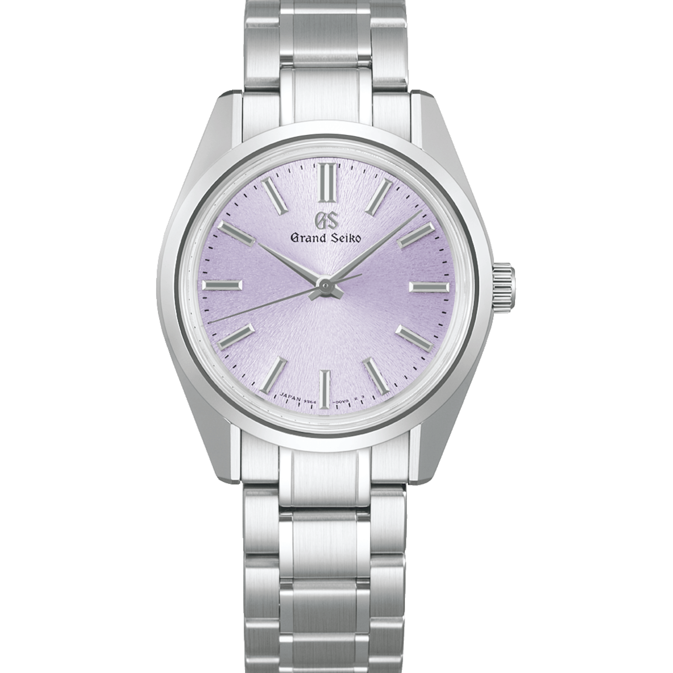 Grand Seiko Heritage 44GS "Kiri" mechanical purple dial steel bracelet 36.5 mm