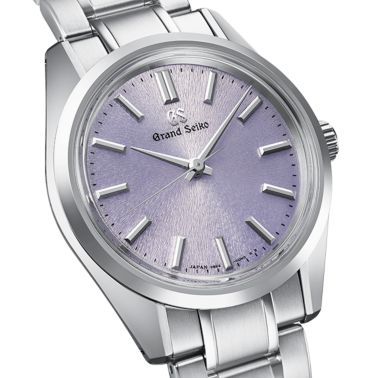 Grand Seiko Heritage 44GS "Kiri" mechanical purple dial steel bracelet 36.5 mm