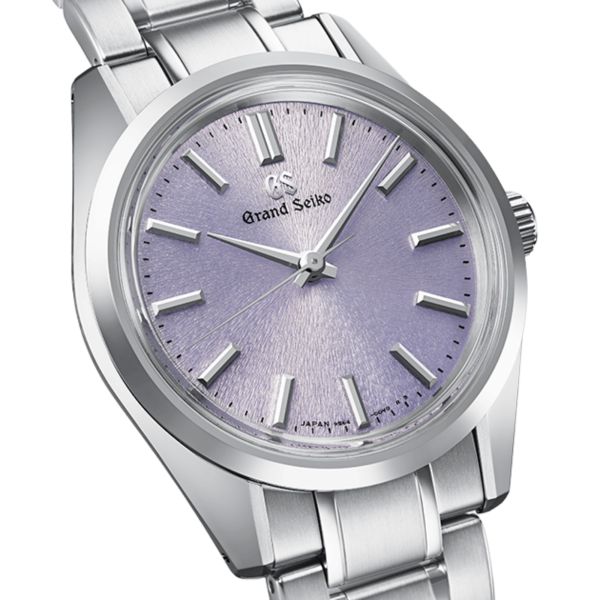 Grand Seiko Heritage 44GS "Kiri" mechanical purple dial steel bracelet 36.5 mm