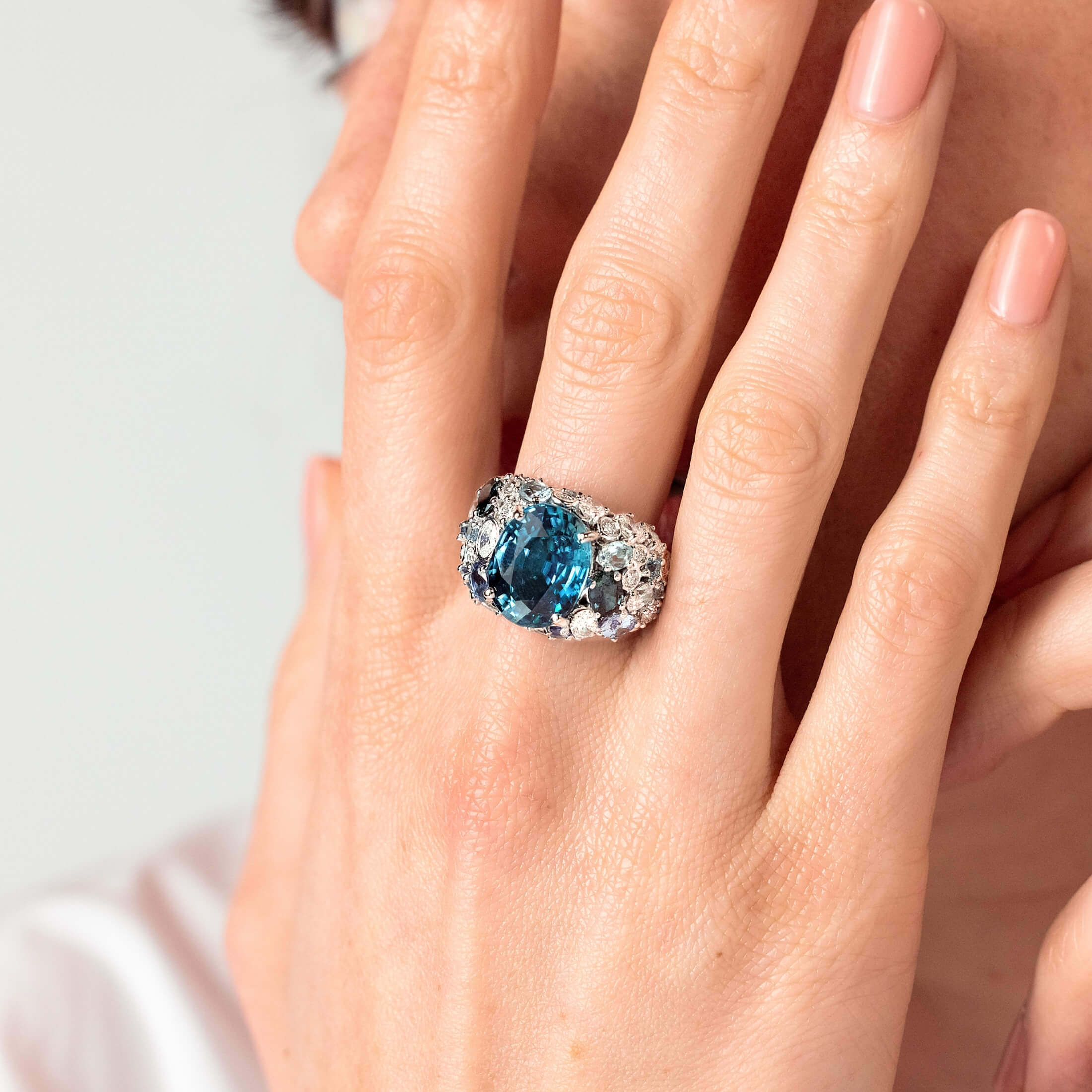 Ring Lepage L'Envoûtante blue zircon