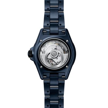 CHANEL J12 BLUE automatic watch, 38 mm, blue dial and blue ceramic strap