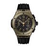 Hublot Big Bang 20th Anniversary Full Magic Gold automatic carbon dial rubber strap 43 mm
