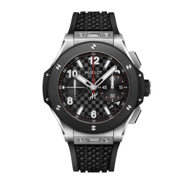 Hublot Big Bang 20th Anniversary Titanium Ceramic automatic carbon dial rubber strap 43 mm