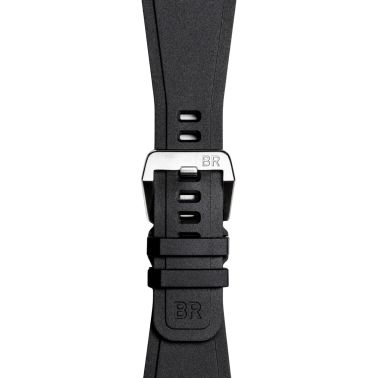 copy ofBell & Ross watch BR 03 Skeleton Black Ceramic automatic 41 mm rubber strap