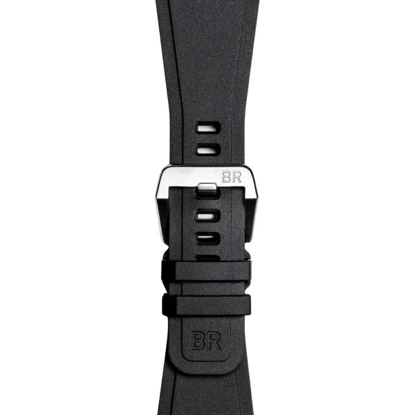 copy ofBell & Ross watch BR 03 Skeleton Black Ceramic automatic 41 mm rubber strap
