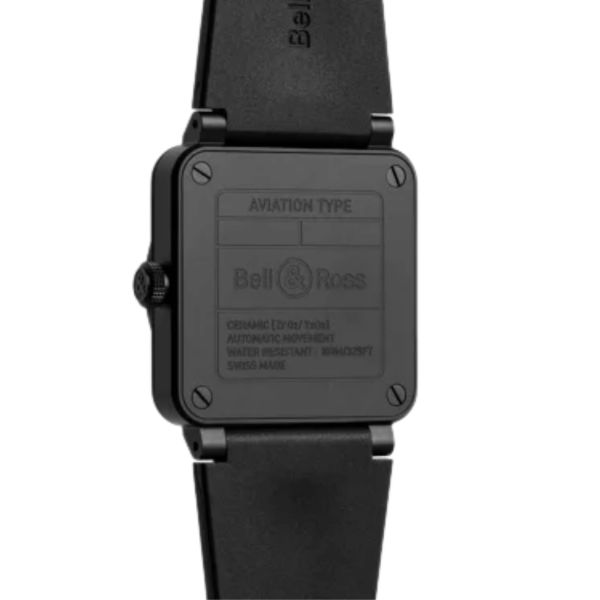 Bell & Ross watch BR 03 Skeleton Black Ceramic automatic 41 mm rubber strap