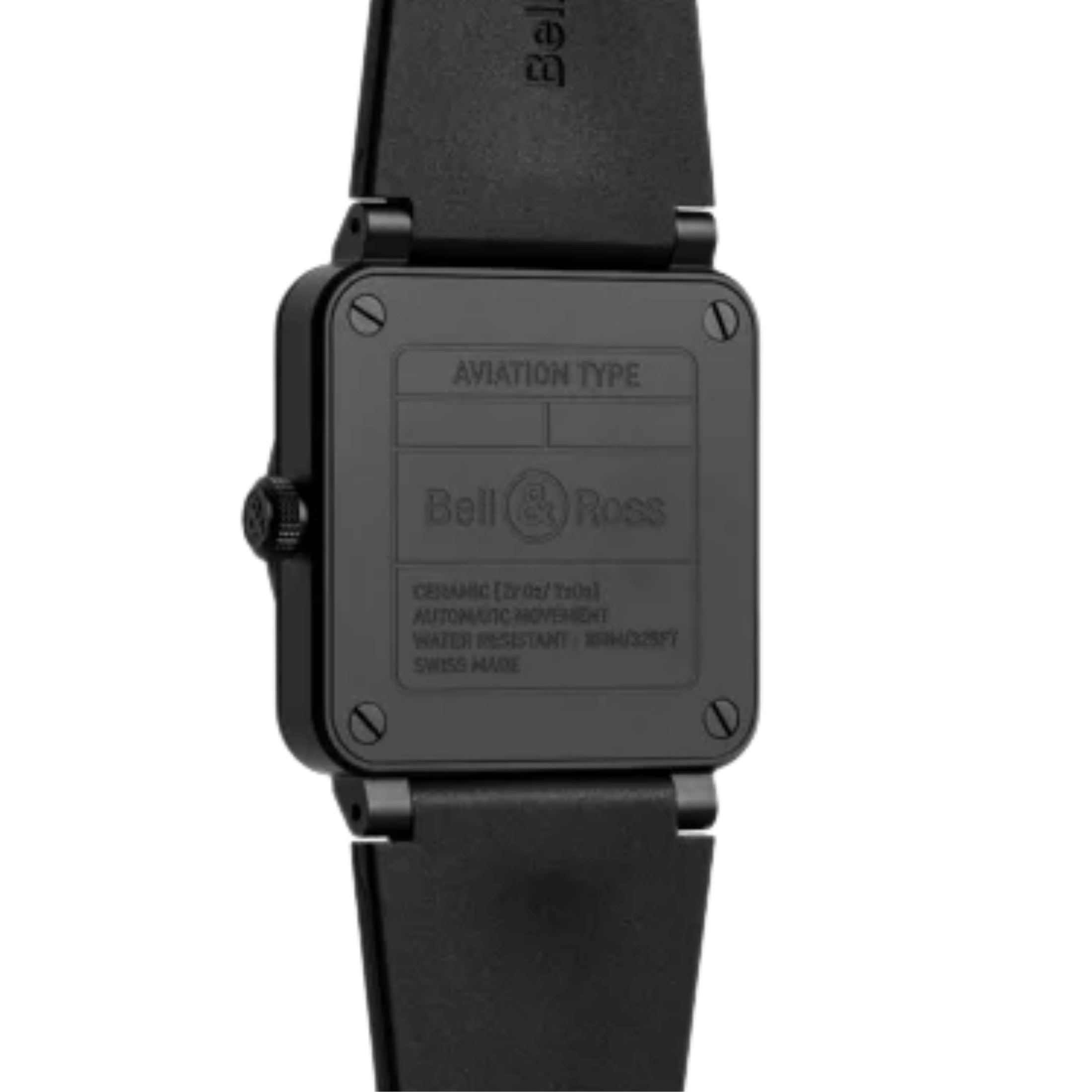 Bell & Ross watch BR 03 Skeleton Black Ceramic automatic 41 mm rubber strap