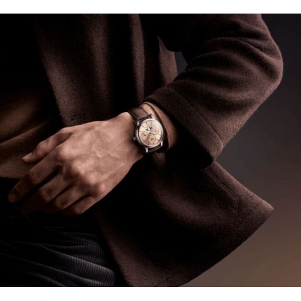 Montre Frederique Constant Manufacture Classic Perpetual Calendar automatique cadran saumon bracelet cuir 40 mm