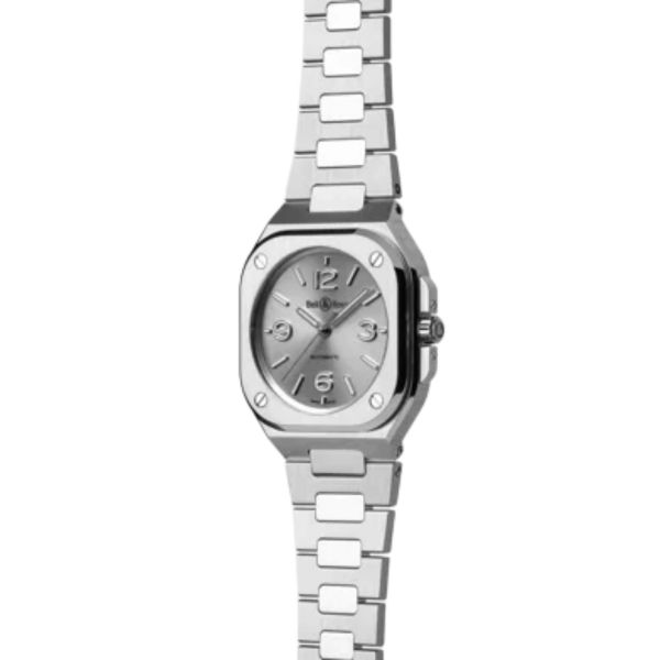 Watch Bell & Ross BR 05 Grey Steel automatic grey dial steel bracelet 36 mm