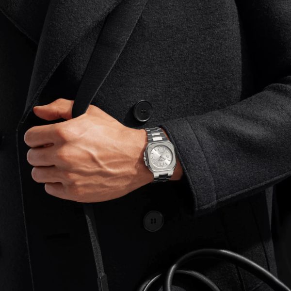 Watch Bell & Ross BR 05 Grey Steel automatic grey dial steel bracelet 36 mm