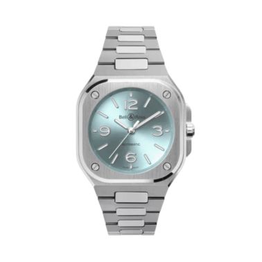 Watch Bell & Ross BR 05 Ice Blue Steel automatic Ice Blue dial steel bracelet 36 mm