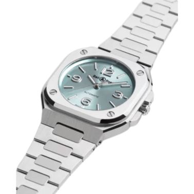 Watch Bell & Ross BR 05 Ice Blue Steel automatic Ice Blue dial steel bracelet 36 mm