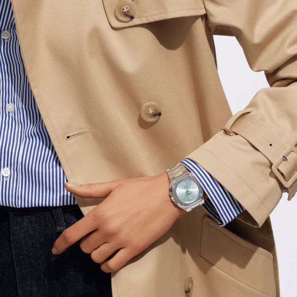 Watch Bell & Ross BR 05 Ice Blue Steel automatic Ice Blue dial steel bracelet 36 mm