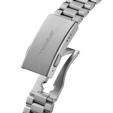 Montre TAG Heuer Formula 1 Solargraph cadran blanc bracelet acier 38 mm