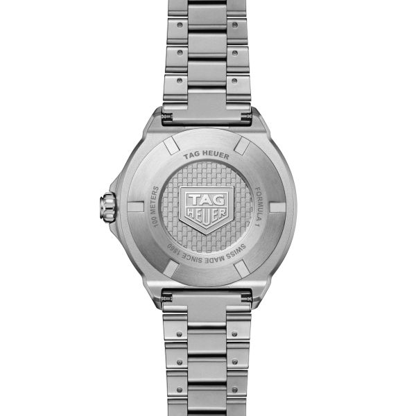 Montre TAG Heuer Formula 1 Solargraph cadran blanc bracelet acier 38 mm