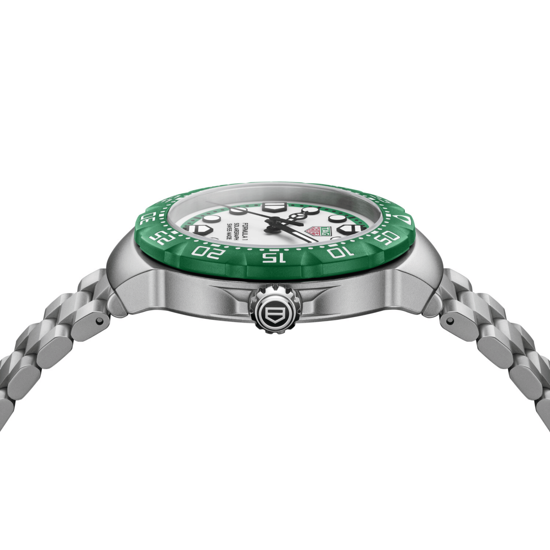 TAG Heuer Formula 1 Solargraph blue dial steel bracelet 38 mm