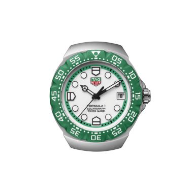 TAG Heuer Formula 1 Solargraph blue dial steel bracelet 38 mm