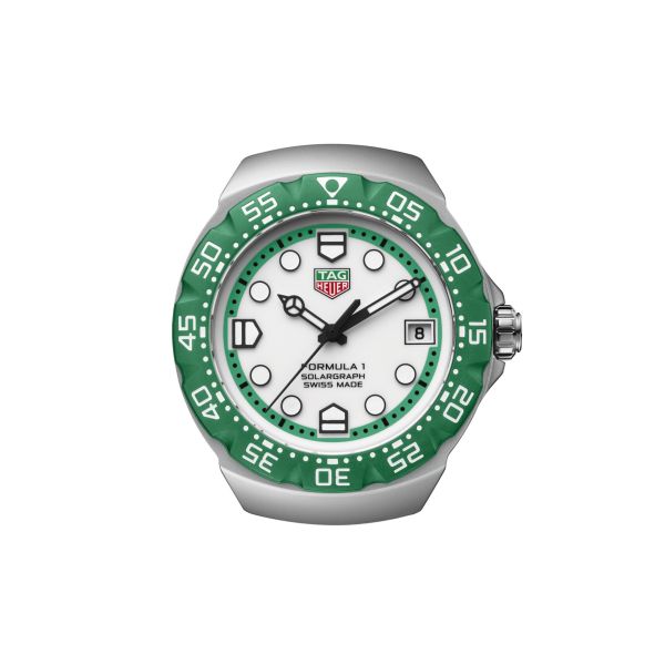 TAG Heuer Formula 1 Solargraph blue dial steel bracelet 38 mm