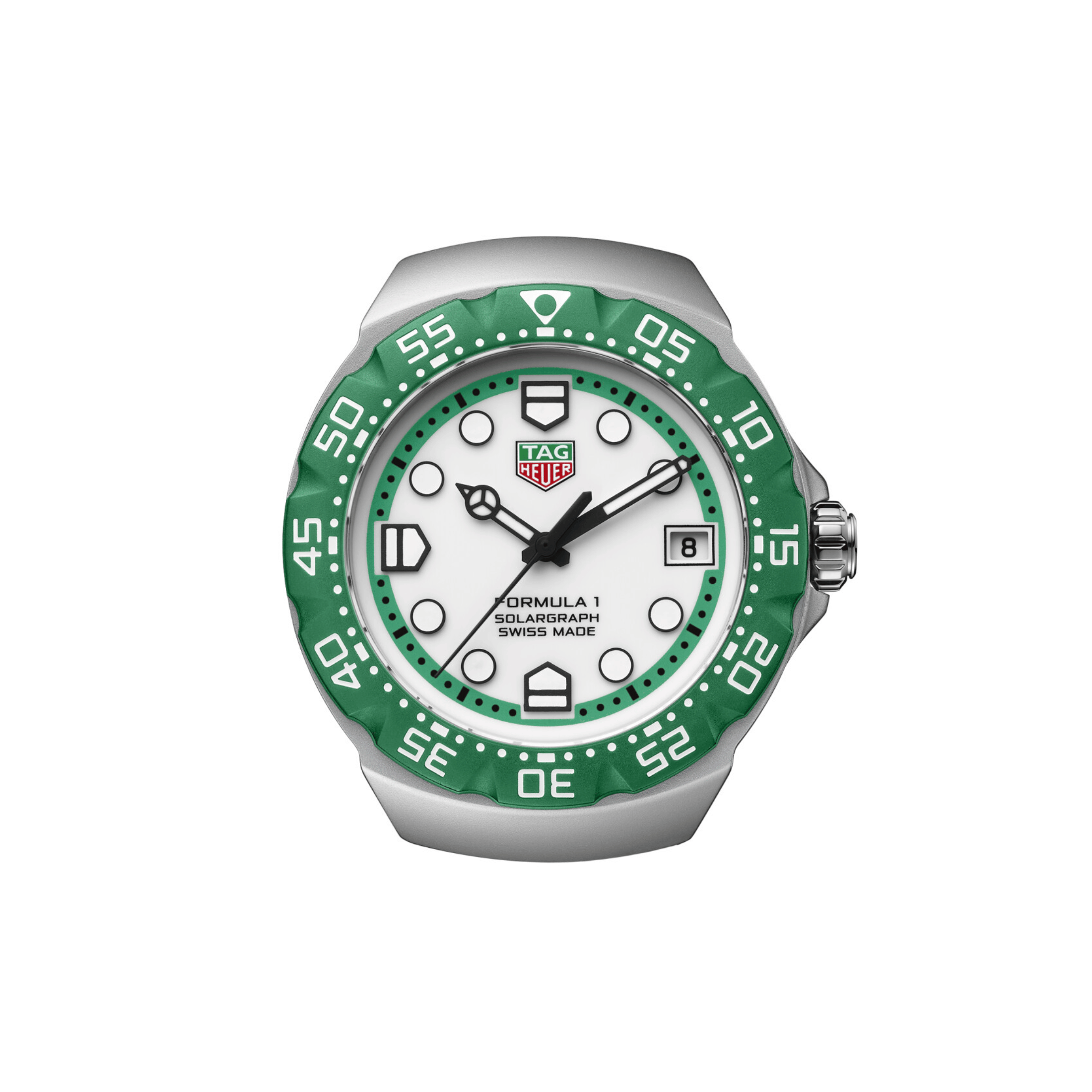 TAG Heuer Formula 1 Solargraph blue dial steel bracelet 38 mm